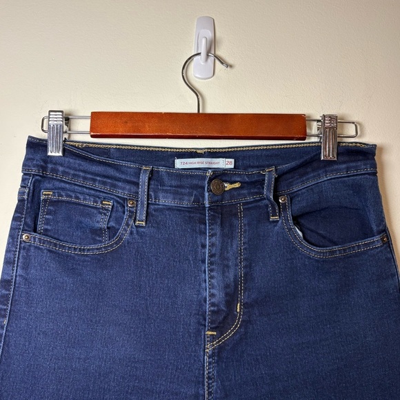 Levi’s 724 High Rise Straight Jeans size 28 size Small - Picture 8 of 15